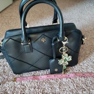 SOLD---Tory Burch Stitched Crossbody Satchel